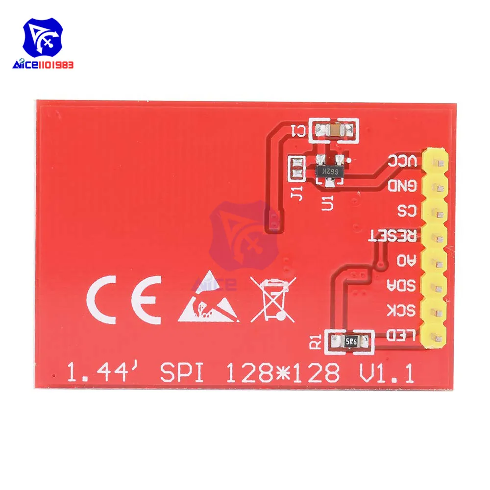 Display LCD 1.44'' TFT Per Arduino - Schermo 128x128 Pixel, 65K Colori | Compatibile Con UNO, Mega 2560 - Foto 13