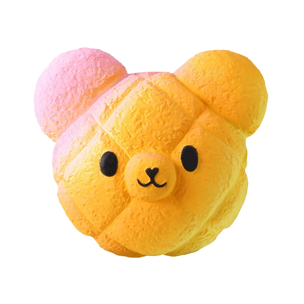 Сжимаемый мягкий Kawaii Мультфильм галактика медведь Сжимаемый медленно поднимающийся крем ароматизированный снятие стресса игрушка забавный подарок A517