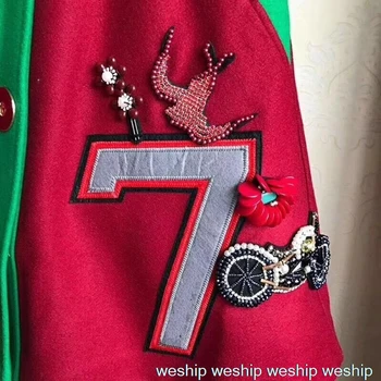 

Personality Sequins and Embroidery patch Applique Handmade Rhinestone nail bead 3D patch for dress DIY