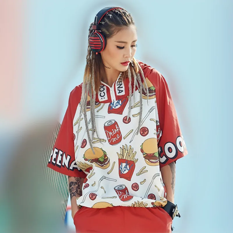 Just. be. never корейский стиль Женская одежда kawaii harajuku толстовки для девочек красные Модные топы с капюшоном пуловеры толстовки - Цвет: picture color