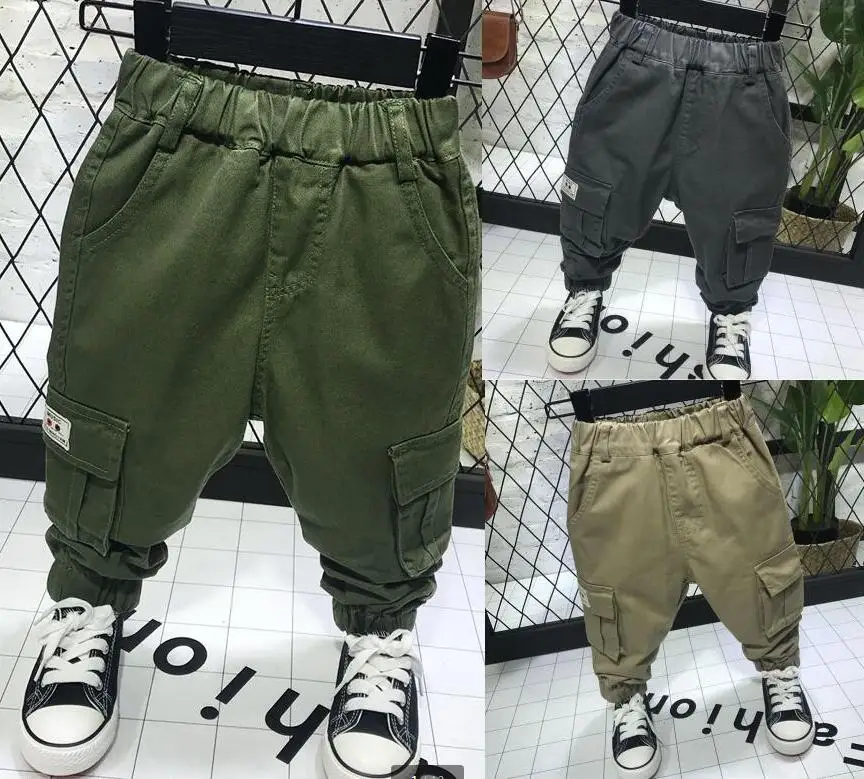 

1 piece Autumn Boys Pants Girls Pants For Girls Baby Pants Kids Trousers Sweatpants Clothes For Boys Children Clothing 2-6Year