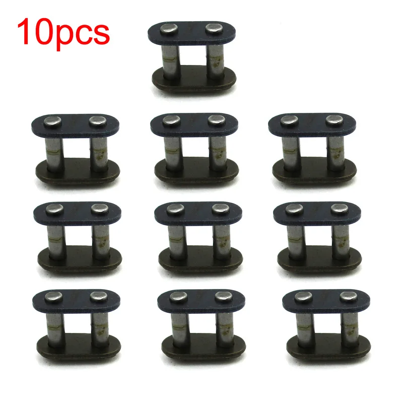 T8F Chain Spare Master Link 10x For 2 Stroke 43cc 47cc 49cc Mini ATV Quad 4 Wheeler Dirt Super Pocket Bike Motorcycle Motocross
