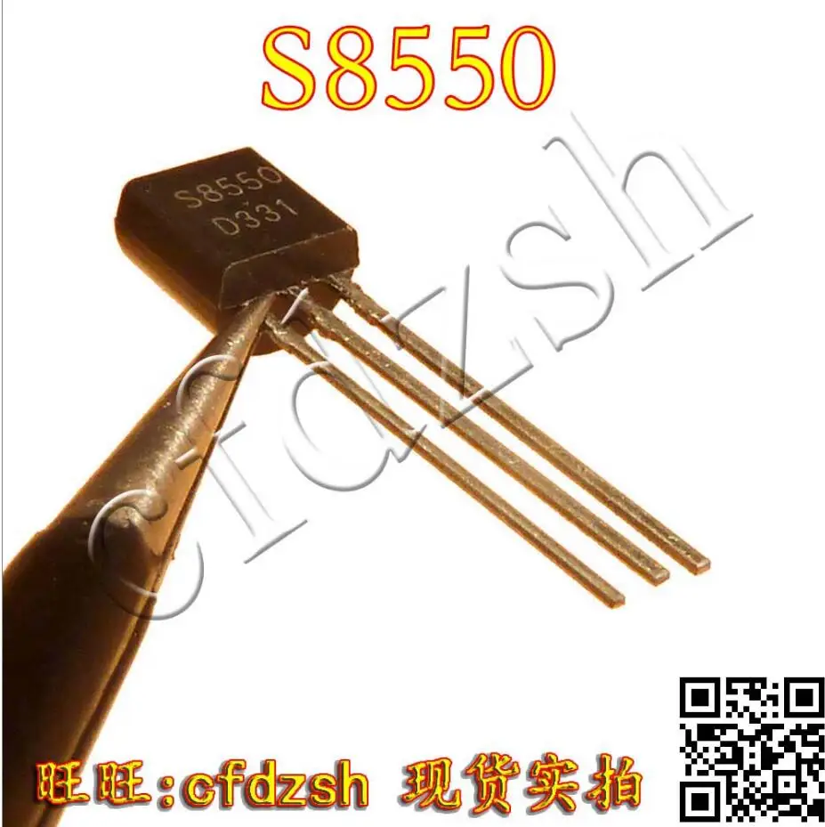 50pcs S8550 8550 SS8550 Bipolar Transistors BJT TO92 PNP 2W A/P TO 92 ...