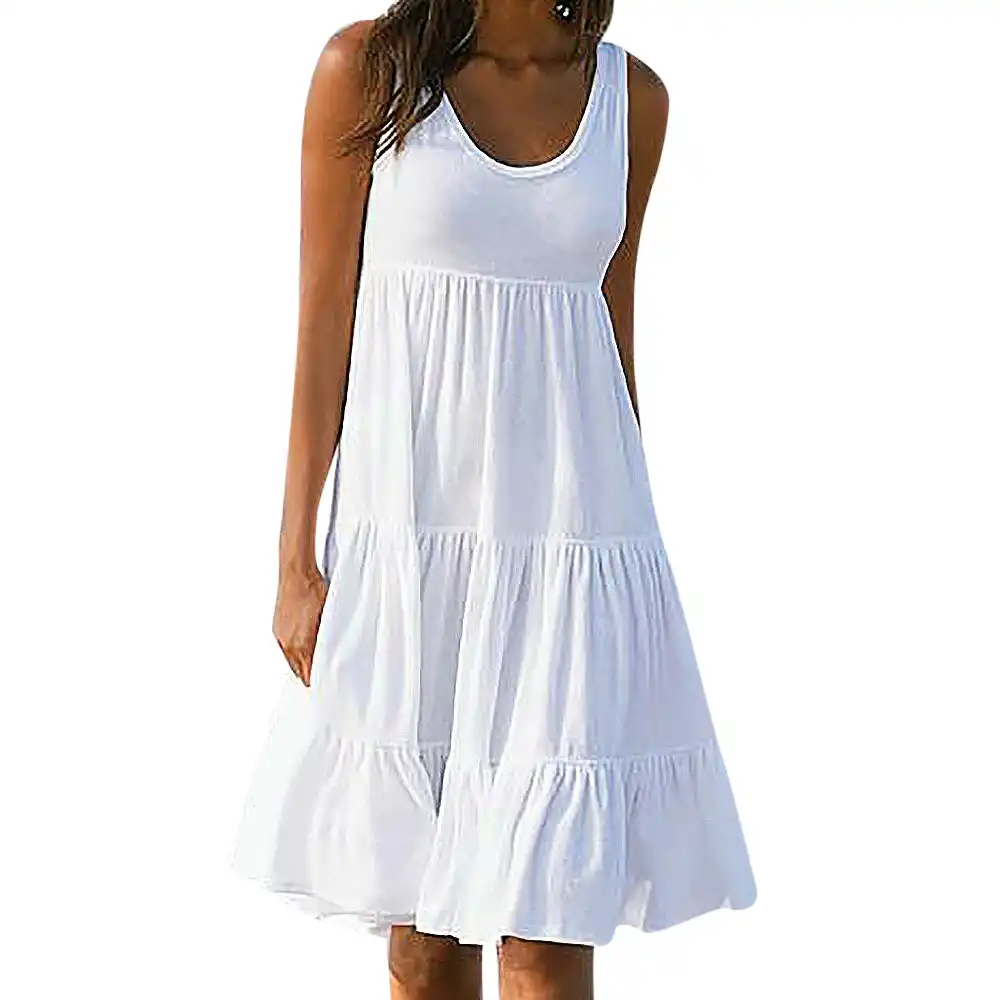 cotton sun dresses plus size