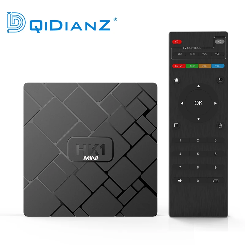 DQiDianZ Android 9,0 HK1mini Android 8,1 Smart tv BOX RK3229 четырехъядерный 2G+ 16G телеприставка беспроводной wifi 2,4G медиаплеер