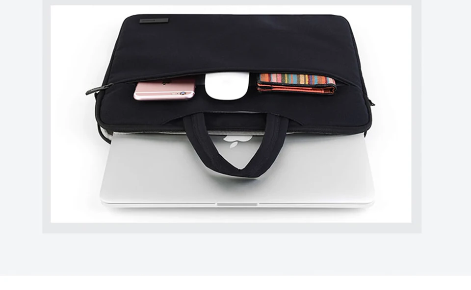 Новая водонепроницаемая сумка для ноутбука Macbook Чехол Air 13 Pro 13 retina сумка для женщин и мужчин одноцветная 12 13,3 15,6 дюймов Mac Book Air 13 Чехол