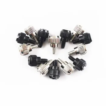 

10pcs 6#-32*5/6mmThread Teeth Length 5mm 6mm Computer Pc Case Cooling Fan Toolless Adjustment Screw Thumbscrews Thumb Screw M3.5