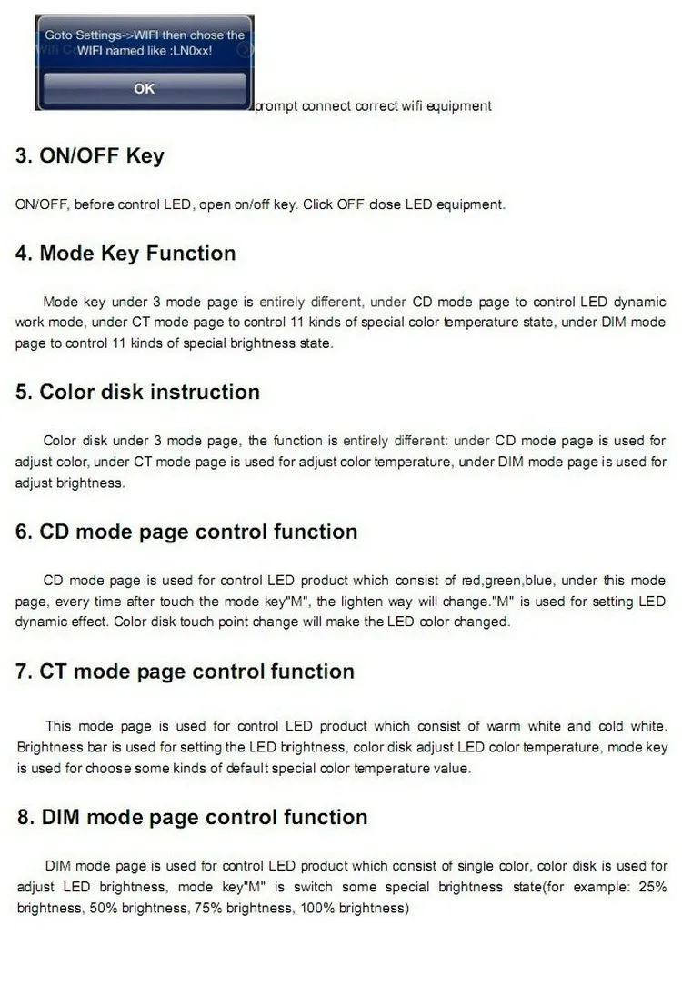 DC5-24V РФ светодиодный контроллер Wi-Fi, rgb газа контроллер для Android или IOS Системы мобильный телефон, с сенсорной панелью дистанционного