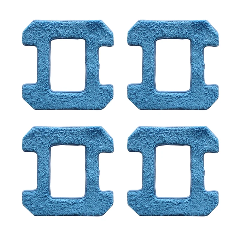 

4pcs/Lot Mop Cloths High Quality For HOBOT 268 Cleaning Dry Wipe Wiping Blue Mop Cloths Tool Pack High Quality