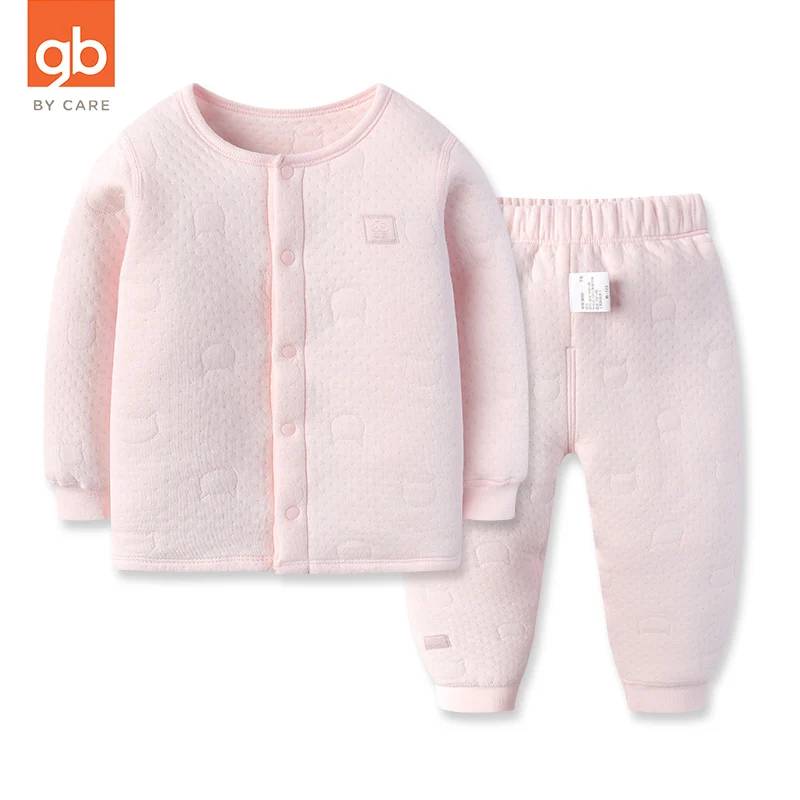 

Goodbaby Newborn Pure Cotton Clothes Sets Long-sleeve Pants Trousers Warm Suits Boys Girls Newborn Skin-friendly Clothing Set