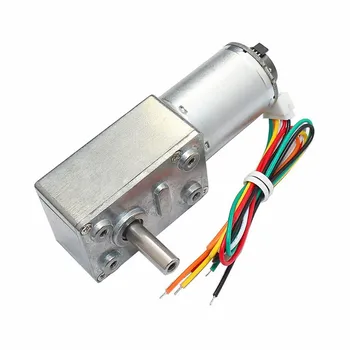 

DC 12V 30RPM High torque Turbo Encoder Motor Worm Geared Motor Reducer Motor GM4632-370