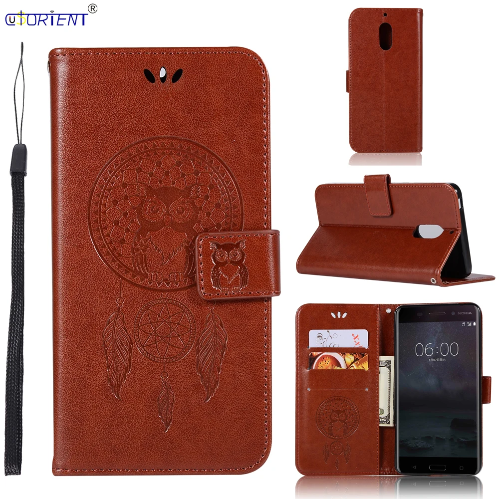 

For Nokia 6 2017 Flip Wallet Case TA-1000 TA-1003 TA-1033 TA-1039 Card Slot Phone Bag TA-1021 TA-1025 Leather Fitted Cover