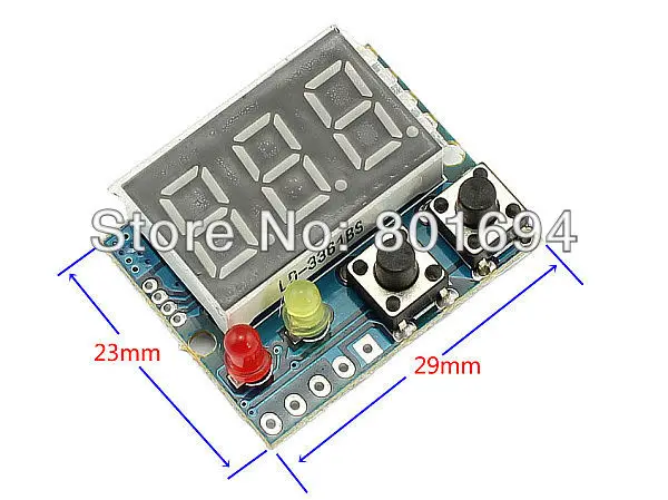 

DC-DC 0.36" Digital Voltmeter 20V Upper And Lower Limit Alarm Two-wire Three-wire Universal free shipping