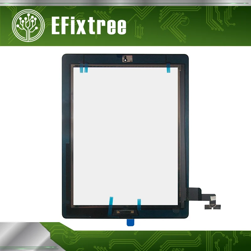 

New A1395 A1396 A1397 Touch Panel Assembly For iPad 2 9.7'' Digitizer Touch Panel Front Screen With Adhesive Strip Home Button