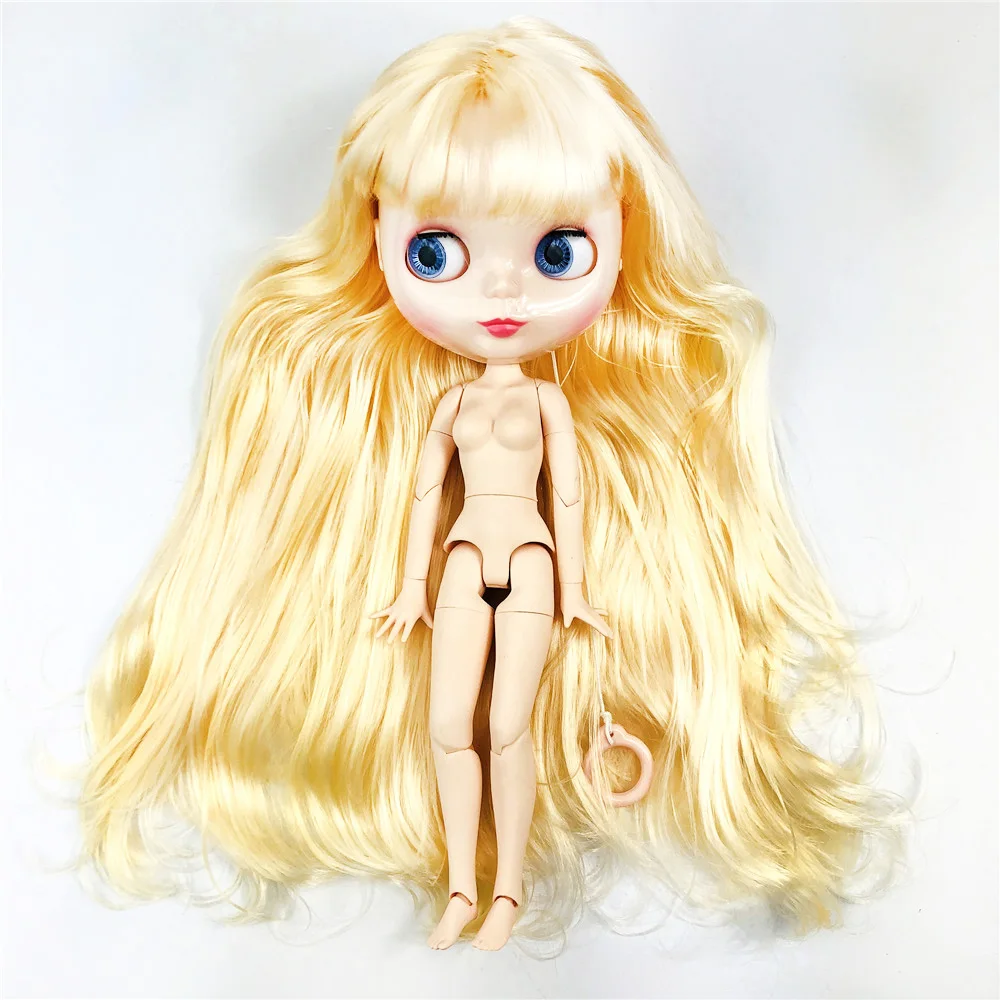 Blond Hair Joint Body Nude Blyth Doll Factory Doll Smallest Breast Nude