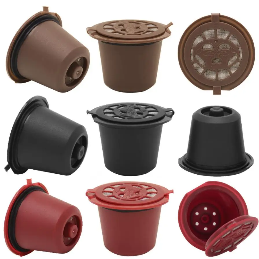 Многоразовые Многоразовые кофе капсулы с кофе для Nespresso машины фильтры кухонные принадлежности