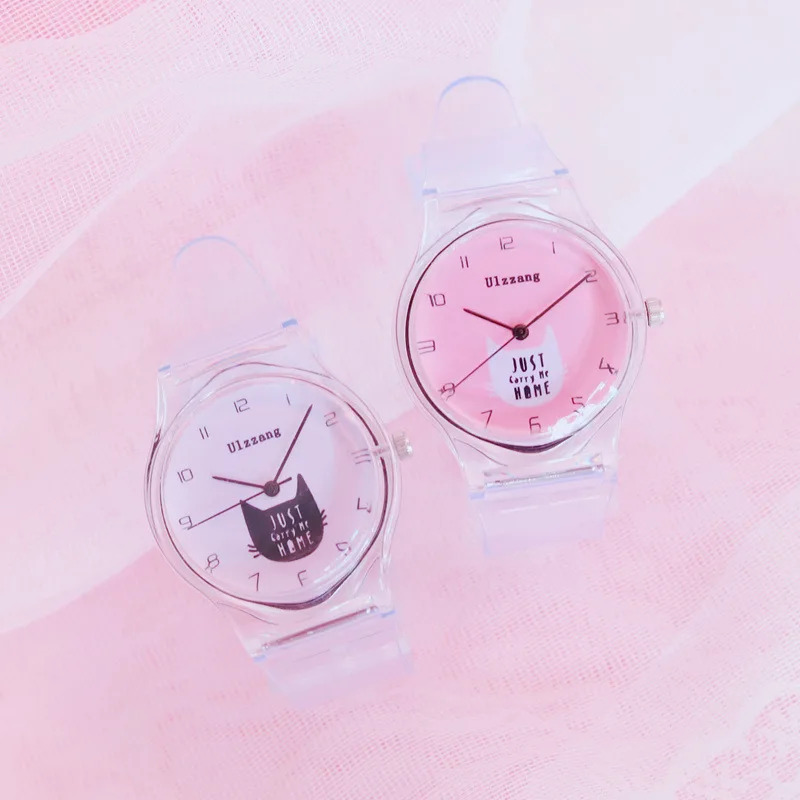 

2019 Hot Sale Simple Chic Watches Women Transparent Watch Ladies Sweet Women's Quartz Watch Female Wristwatch reloj mujer