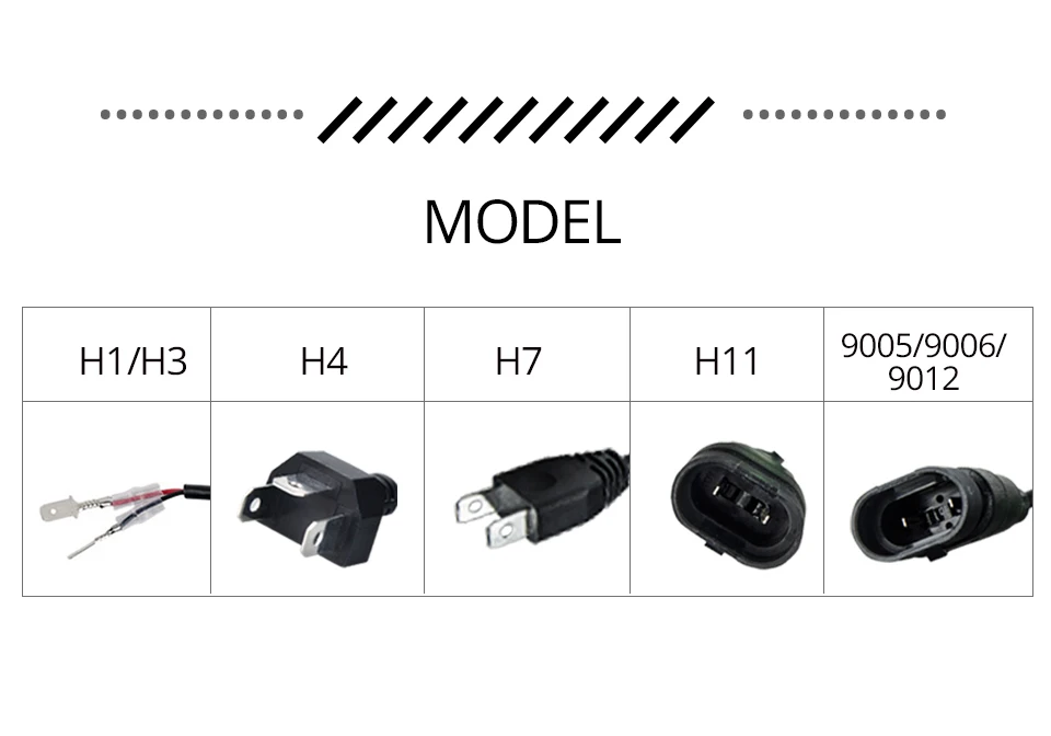 VooVoo 2Pcs H7 LED Car Lamp DOBCOB Chips H4 LED Headlight H11 H8 H1 H3 9005 9006 6500K 8000LM 50W Fanless Auto Headlamp Fog Lights 12V (3)