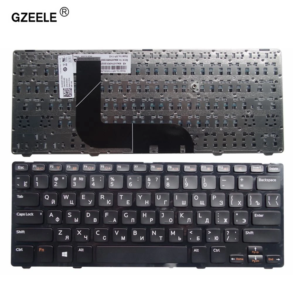  GZEELE laptop Keyboard for DELL Inspiron 14z 5423 Ins14ZR-1618 1316 Ins14ZD-3516 1618S 13Z-5323 Vos