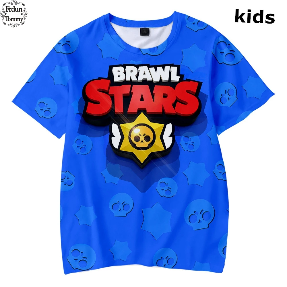 

Frdun Tommy BRAWL STARS 3D Kids Fashion T-shirt Streetwear Casual Boys New Style Popular Casual Summer Short Sleeve Tshirt Kids