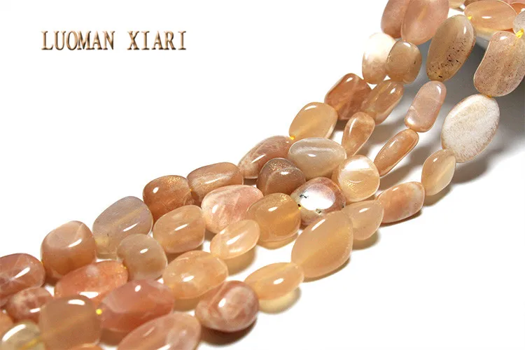 Luoman xiari Необычные Бусины Из Натурального солнечного камня для самостоятельного изготовления ювелирных изделий браслет ожерелье материал около 7-11 мм нить 15''