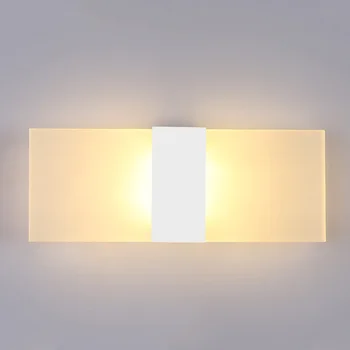 

LED Wall Lamp Bedroom Light Corridor Luminaire 85-265V Night Light Wall Light For Living Room Push Button Switch