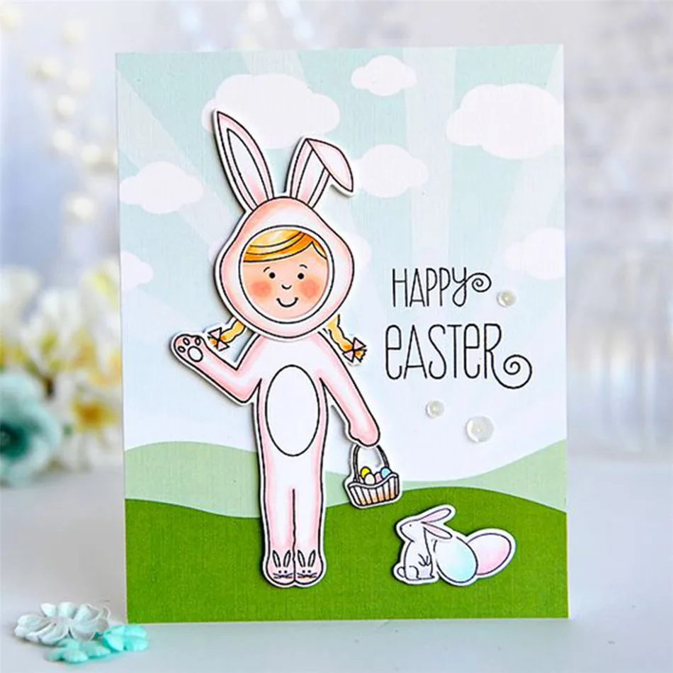

YaMinSanNiO Bunny Cut Metal Cutting Dies New 2019 for Dies Scrapbooking Album Embossing DIY Paper Card Craft Dies Decor
