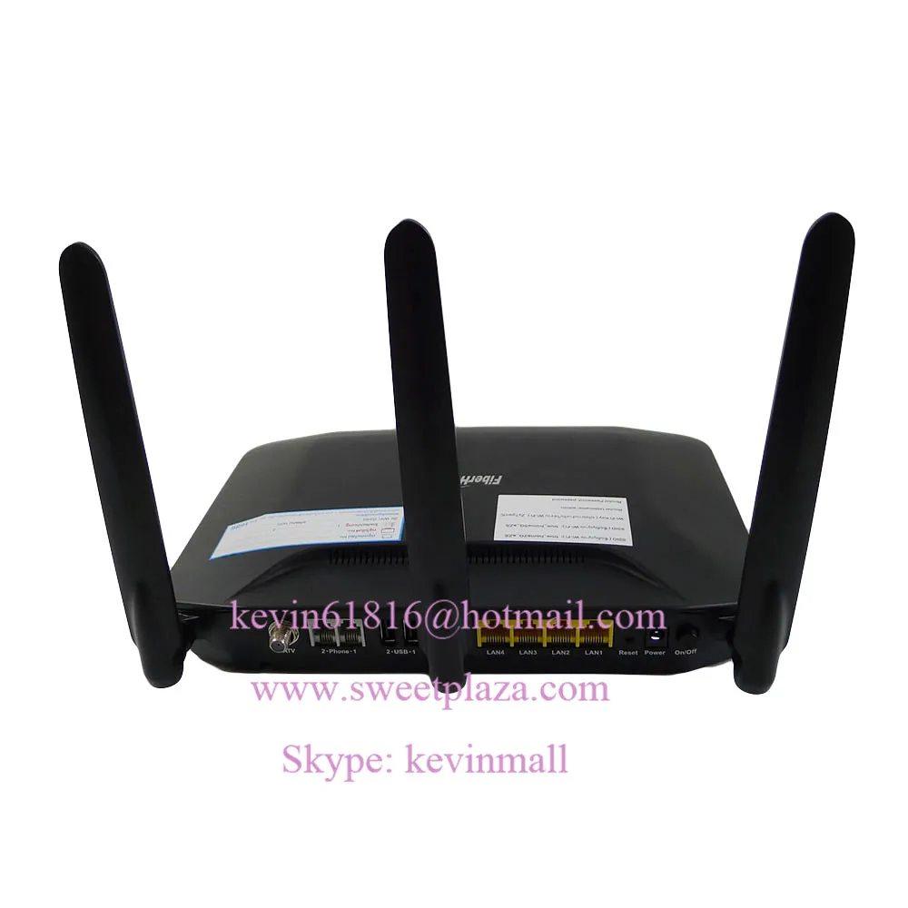 HG268XF GPON ONU с CATV РЧ портом 4GE LAN двухдиапазонная антенна 2,4G и 5G wifi 5dbi