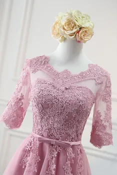 MNZ-120#Bridesmaid Dress Grey Pink Champagne Sky Blue Free Customization Large Size Cheap Wholesale Party Prom Dress From China 1