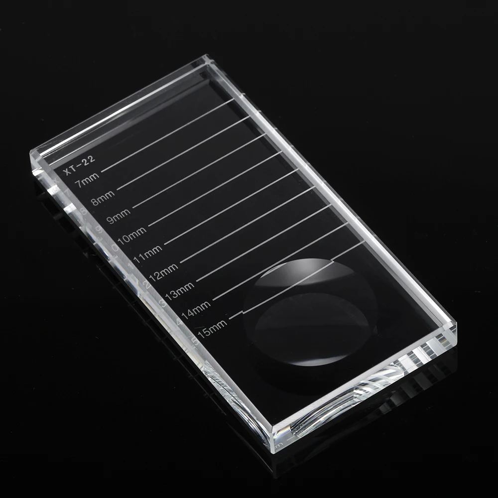 

Durable Thick 7MM to 15MM Eyelash Extension Stand Base False Lashes Grafting Holder Eye Make Up Tool False Eyelash Pallet Tray