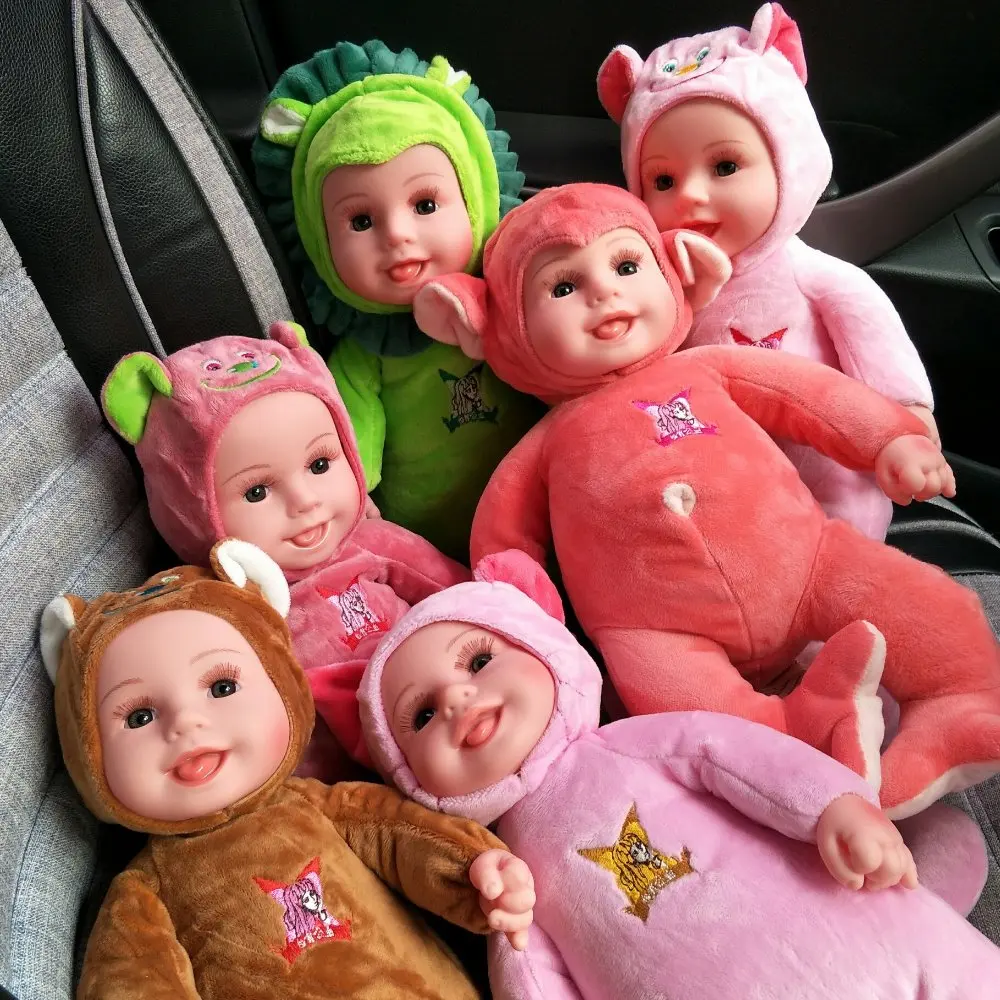 Goedkoop Ogen open Babypop Reborn Pop Speelgoed Voor Kinderen Slaap Leuke Vinyl Pop Knuffel Meisje Baby Cadeau Collectie