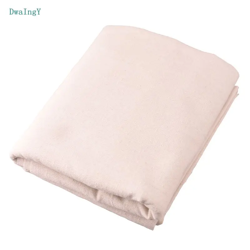 

DwaIngY white Cotton Linen Fabric For DIY Quilting,Sewing,Sofa,Curtain,Bag Cushion Furniture Cover Material Half Meter