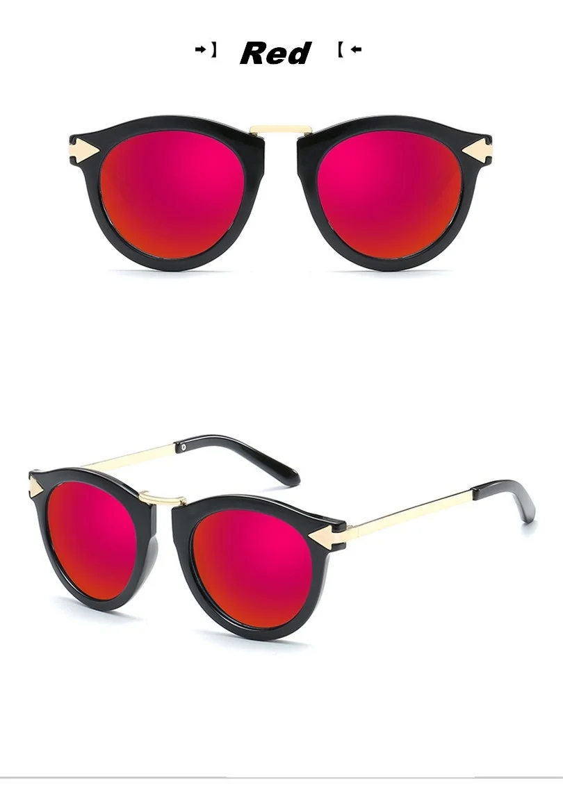 CHUN Роскошные стрелы солнцезащитные очки для женщин градиентные оттенки цветы солнцезащитные очки Высокое качество брендовая дизайнерская уф400 N43 - Цвет линз: Red