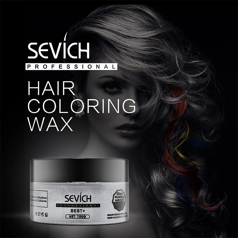Sevich Silver Grey Temporary Salon Hair Color Wax Hair Color One time