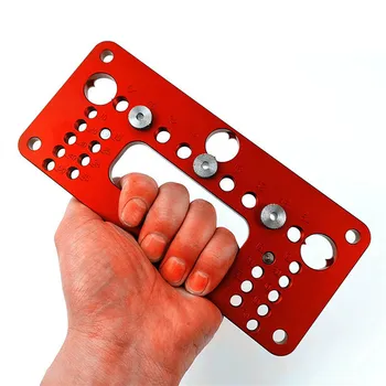 

Handle Punching Positioner Aluminum Alloy Locator for Home Woodworking QJS Shop