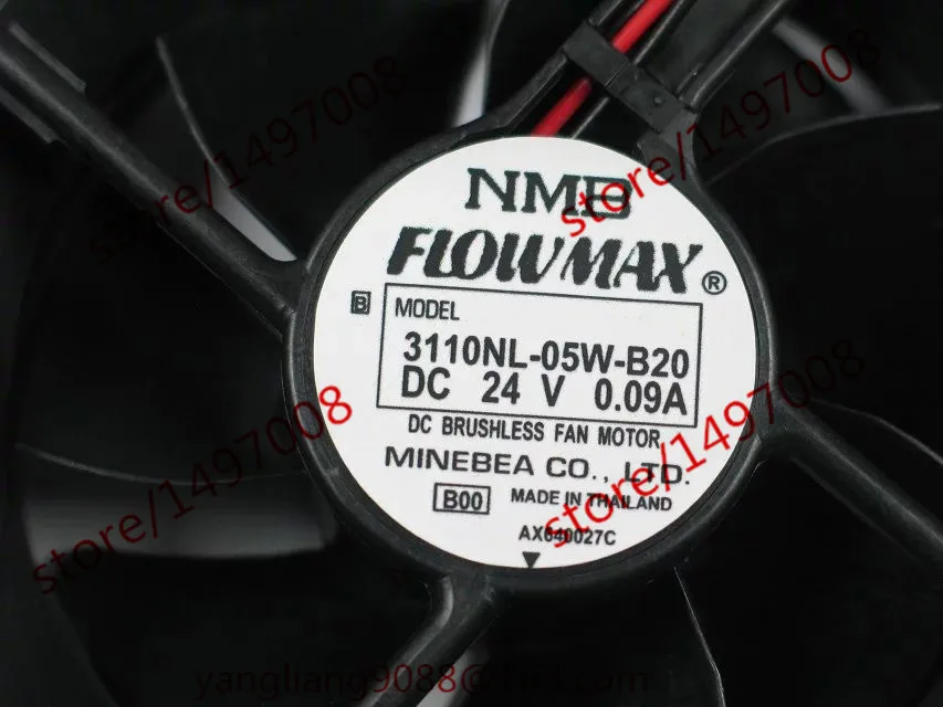 Вентилятор охлаждения сервера MNB 3110NL 05W B20 DC 24 В 0 09a 80x80x25 мм|square fan|server fandc 24v fan |