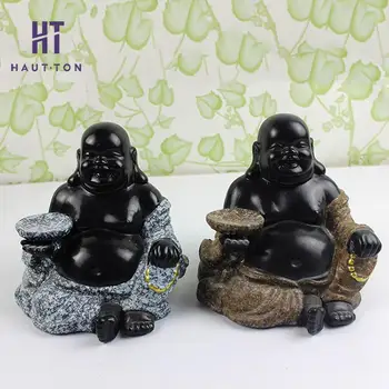 

Porcelain Buddha Aroma Burner Candle Holder Candlestick Burner Big Belly Buddha Decor