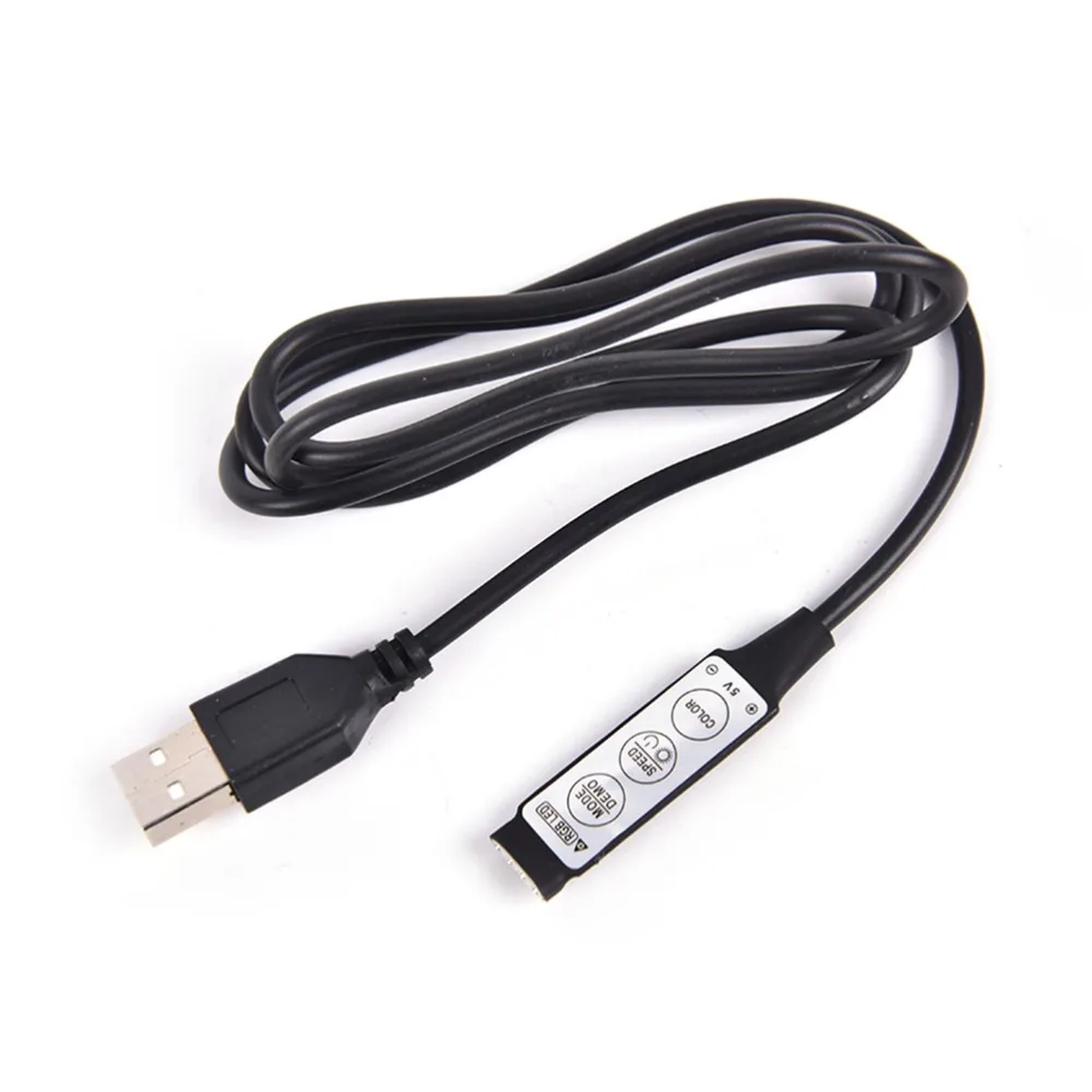 LED RGB strip lights USB Controller cable line 50cm DC 5V Led Dimmer with 3 Keys 4 Pin Female RGB Connector for 5V RGB Led Strip
LED RGB strip lights USB Controller cable line 50cm DC 5V Led Dimmer with 3 Keys 4 Pin Female RGB Connector for 5V RGB Led Strip