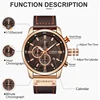 CURREN Brand Watch Men Leather Sports Watches Men's Army Military Quartz Wristwatch Chronograph Male Clock Relogio Masculino 4