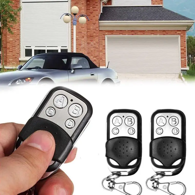 

433Mhz Garage Door Remote Control Cloning Remote Control Garage Electric Gate Door Car Replacement Key Fob Access Control Keypad