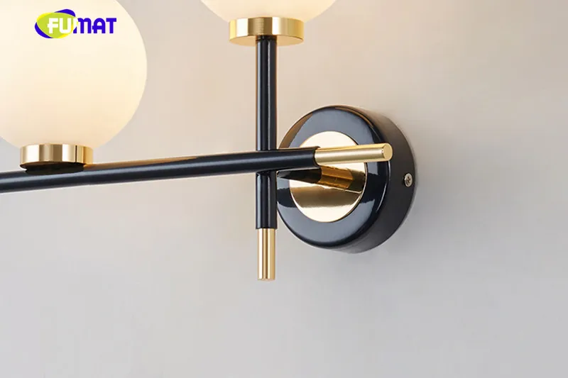2 Heads Glass Wall Lights 7