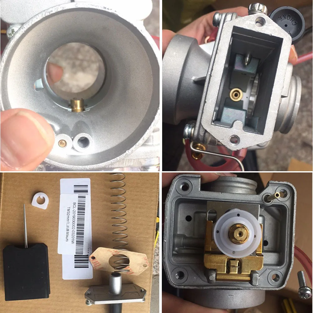 Alconstar MIKUNI TM28 TM30 TM32 TM34 Carburetor For Motorcycle 2T Stroke Racing Flat Slide Carb Pit Bike With Power Jet