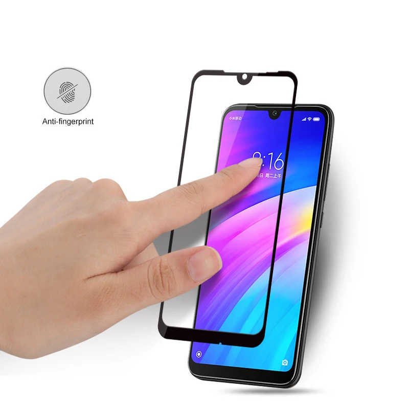 2 шт полное покрытие из закаленного стекла для Xiaomi Redmi 7 защитная пленка экрана 6 26