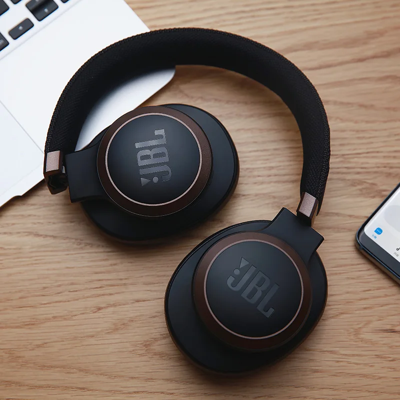 JBL LIVE 650BTNC Bluetooth Headphone Audio Noise Cancelling Smart Voice Wireless Headphones Stereo Music Dynamic Gaming Headset