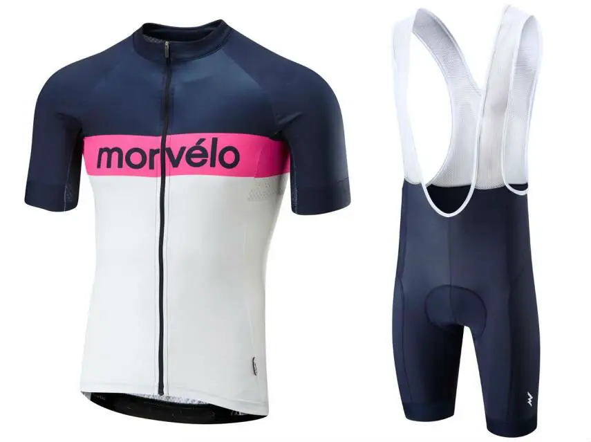 MORVELO Pro, Мужская футболка с коротким рукавом для велоспорта, одежда для велоспорта, шорты, рубашка, набор, MTB, одежда для велоспорта, ropa ciclismo, 19D гель - Цвет: Jerseys and pants