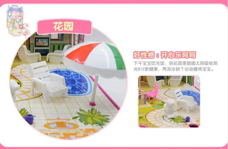 كيد فيلا منزل دمى لعب سعيد الأسرة موضوع الأميرة غرفة لعبة دعوى الأثاث مجموعات الطفلة دمية هدية للجنسين البلاستيك كيد فيلا منزل دمى لعب سعيد الأسرة موضوع الأميرة غرفة لعبة دعوى الأثاث مجموعات الطفلة دمية هدية للجنسين البلاستيك