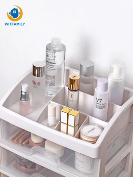

Plastic Cosmetic Case Cosmetics Storage Box Cosmetic Container Nail Box Jewelry Box Dust Desktop Box Storage Tool