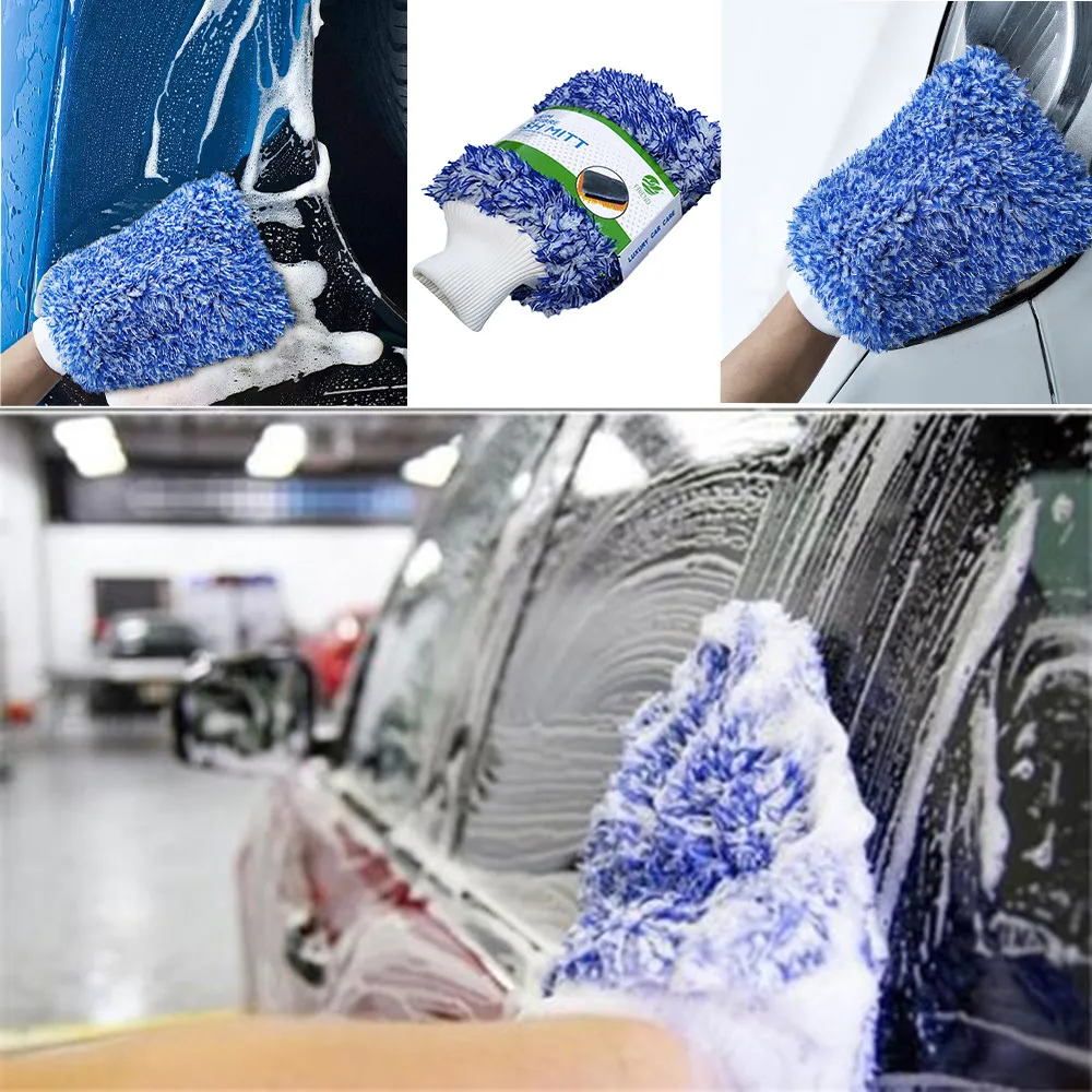 HAICAR 1 шт. автомобильные кухонные бытовые моющие чистящие перчатки супер ⑤ жка