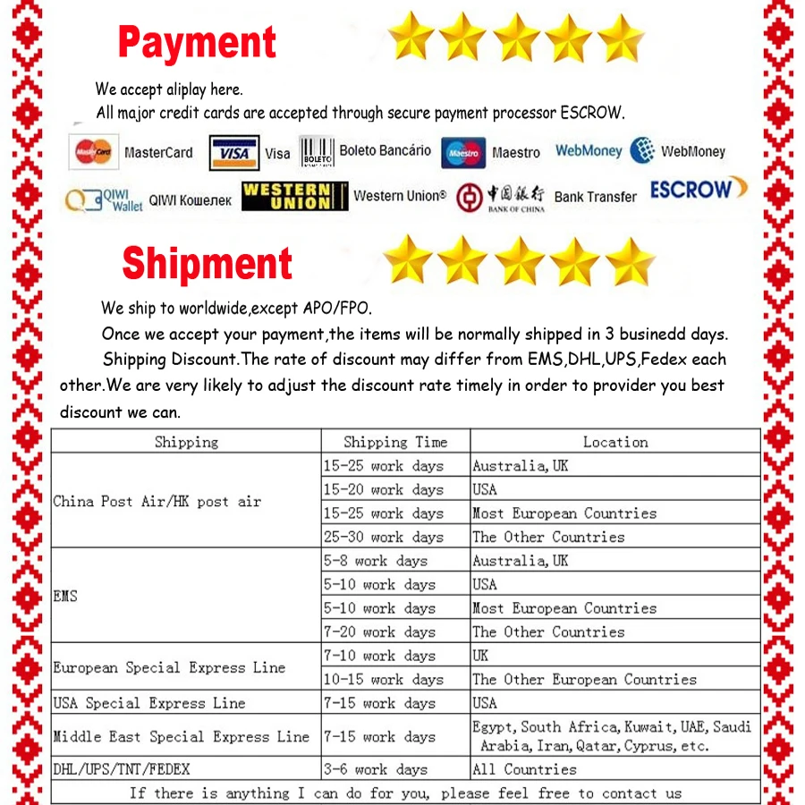 pay  ship