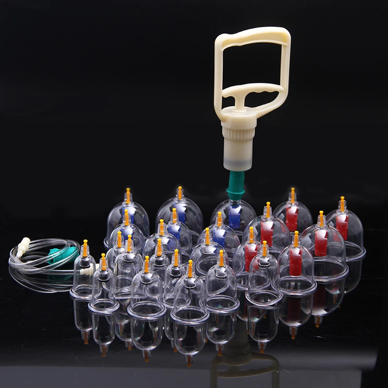 24pcs Massage Suction Cup Acupuncture Massage Cupping Therapy Set Thicken Vacuum